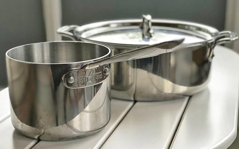All-Clad D5 Brushed Stainless Steel 1.5 Qt Covered Saucepan: A Culinary Essential